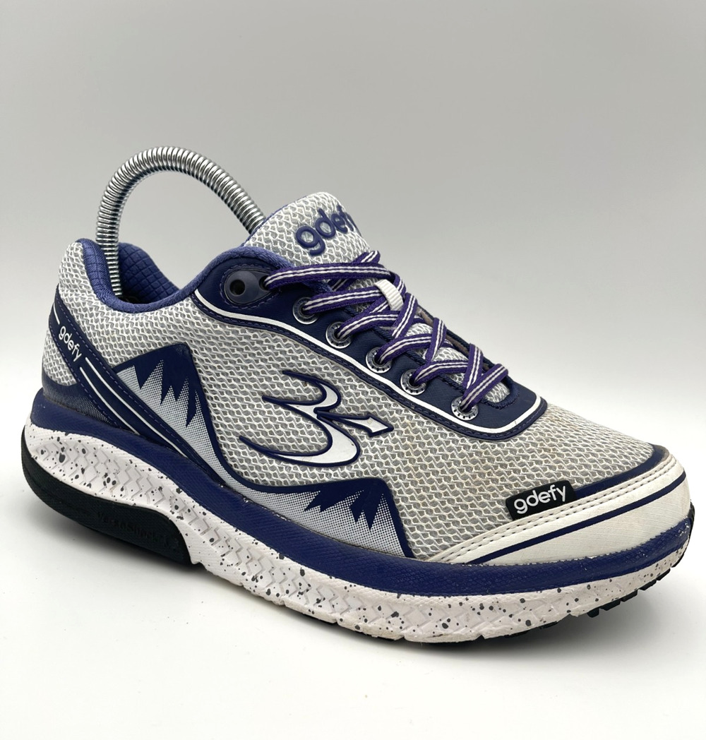 Gravity Defyer G-Defy Ion Women's 8 Grey Purple Walking Shoes TB9024FWP-W